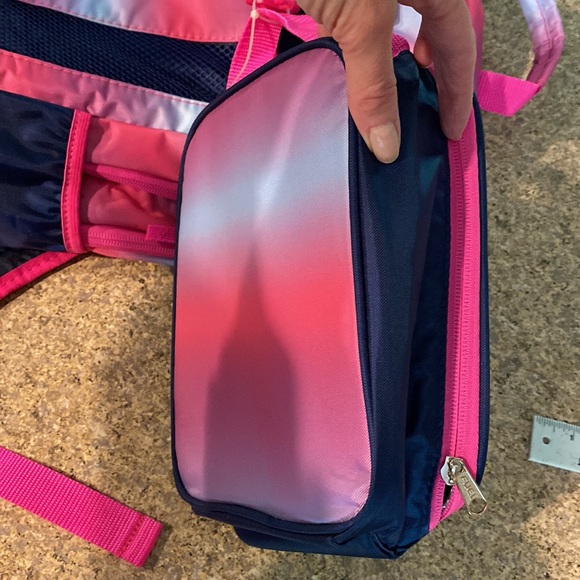 NWT Fuel 2 for 1 Backpack Lunch Bag Combo Pink and Blue - Picture 13 of 17